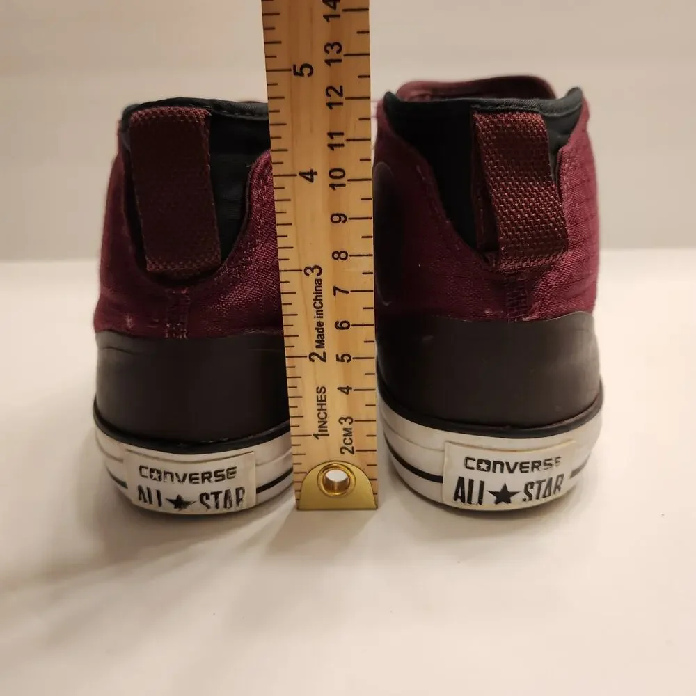 CONVERSE CHUCK TAYLOR ALL STAR Mid Top Sneakers Syde Street Dark Sangria M-6/W-8